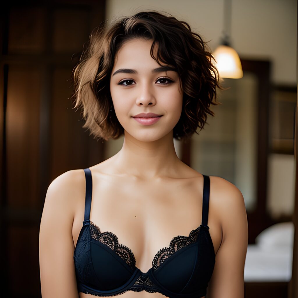 pixie haircut lingerie 