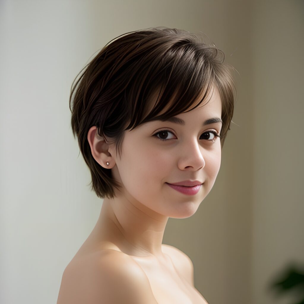 pixie haircut side indonesian 