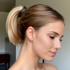 ponytail haircut beautiful