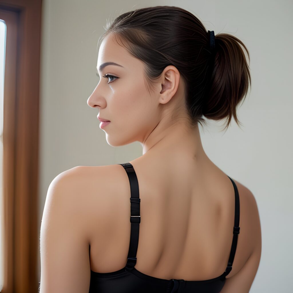 ponytail haircut push up bra back 