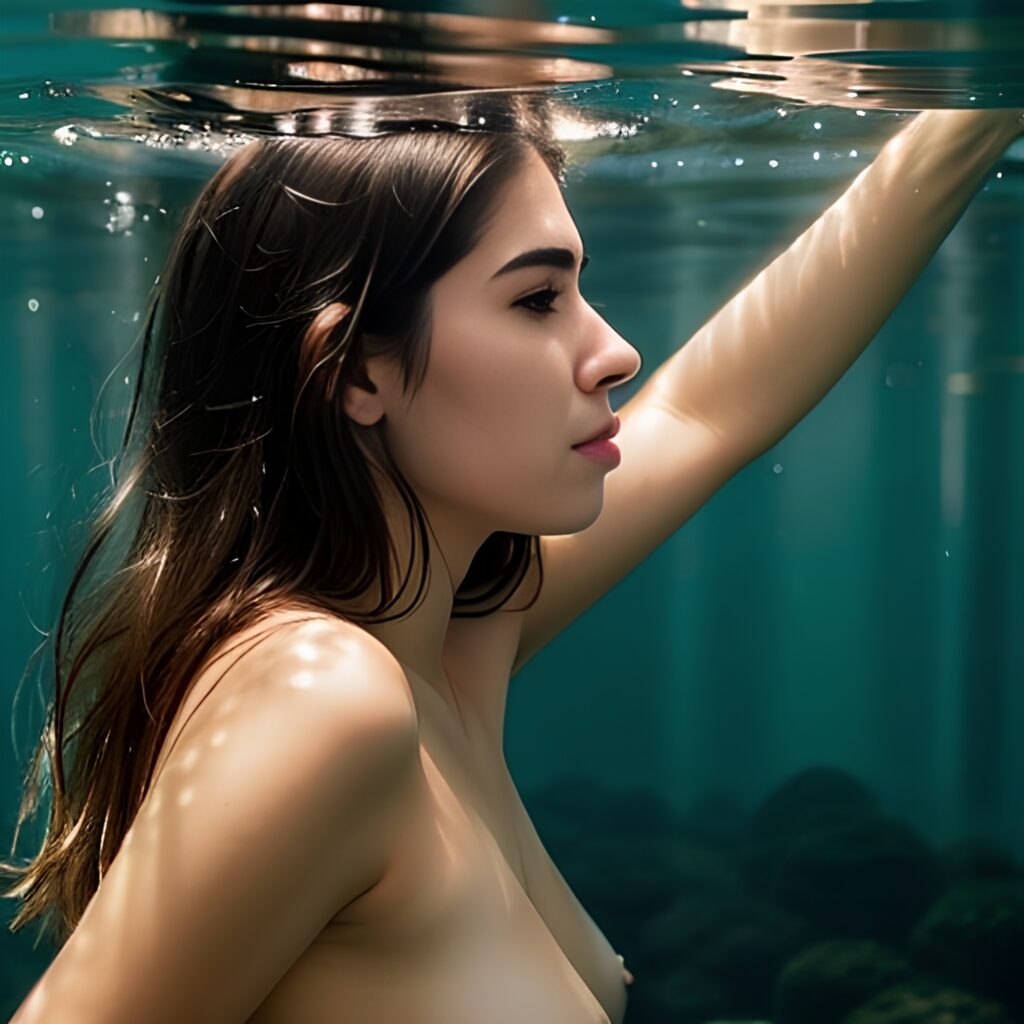 underwater topless 