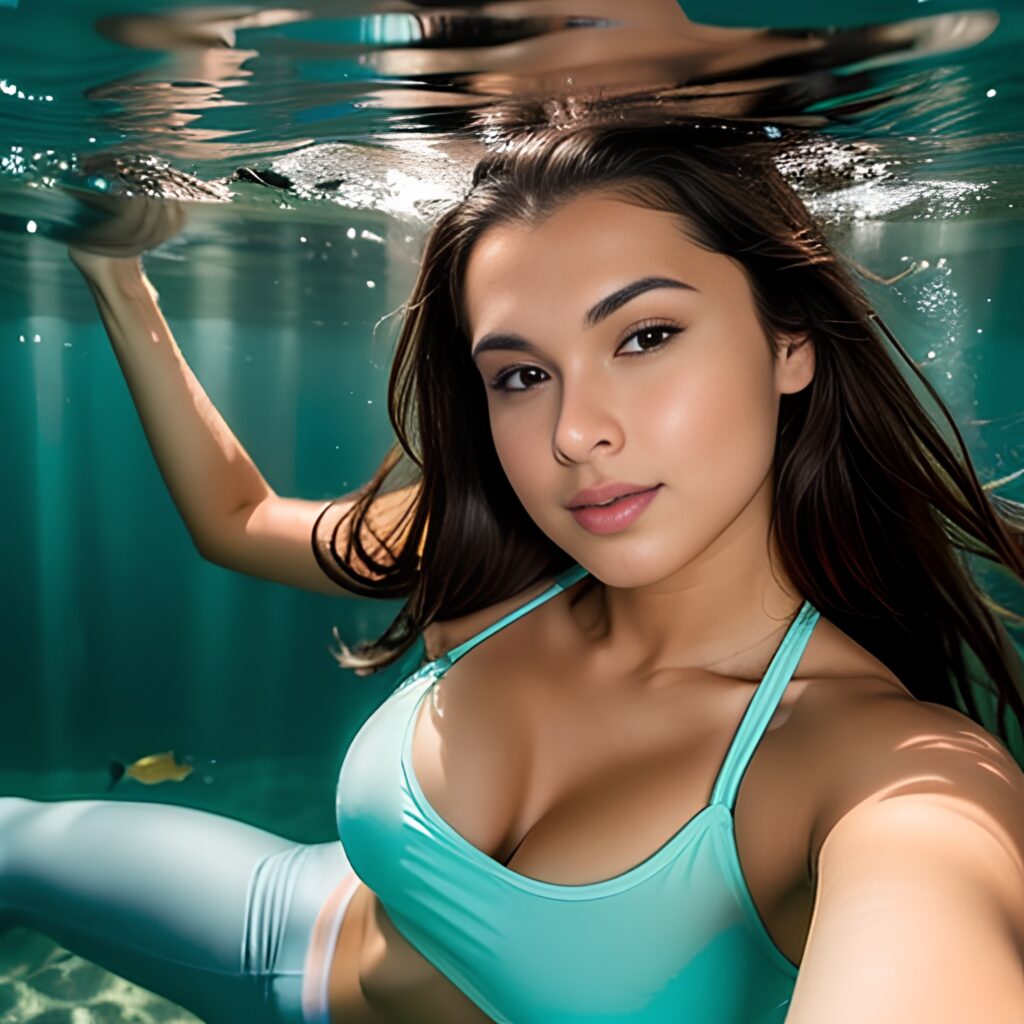 yoga pants underwater 