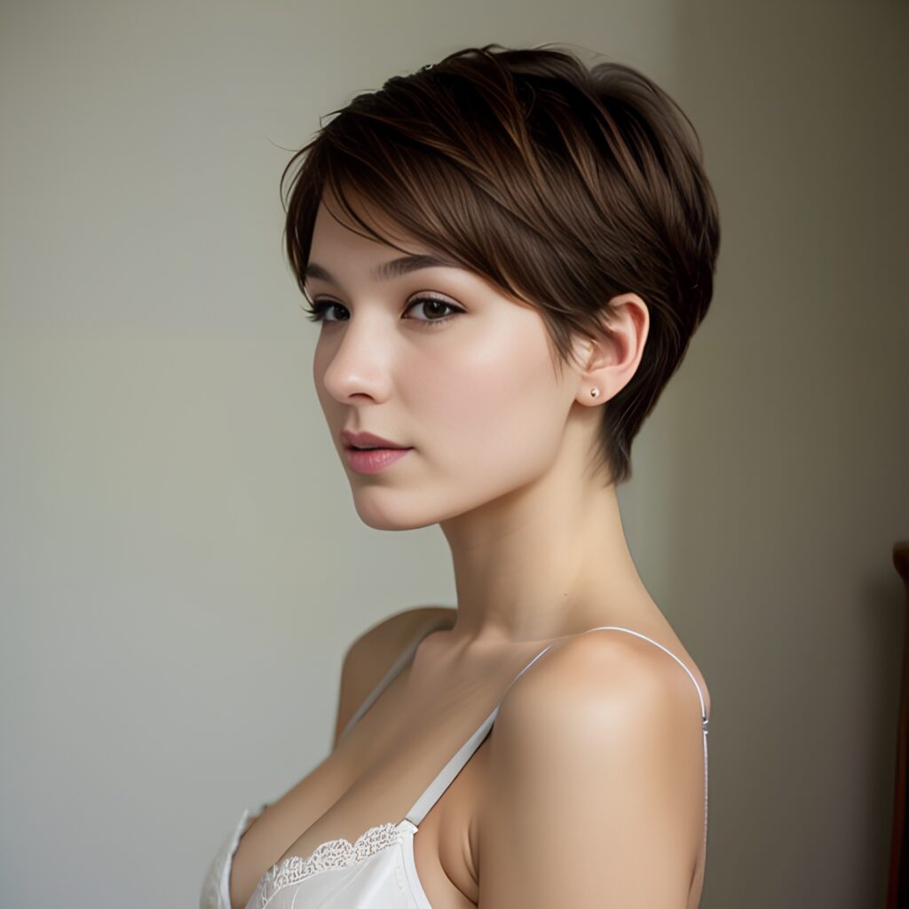 bra side pixie haircut 