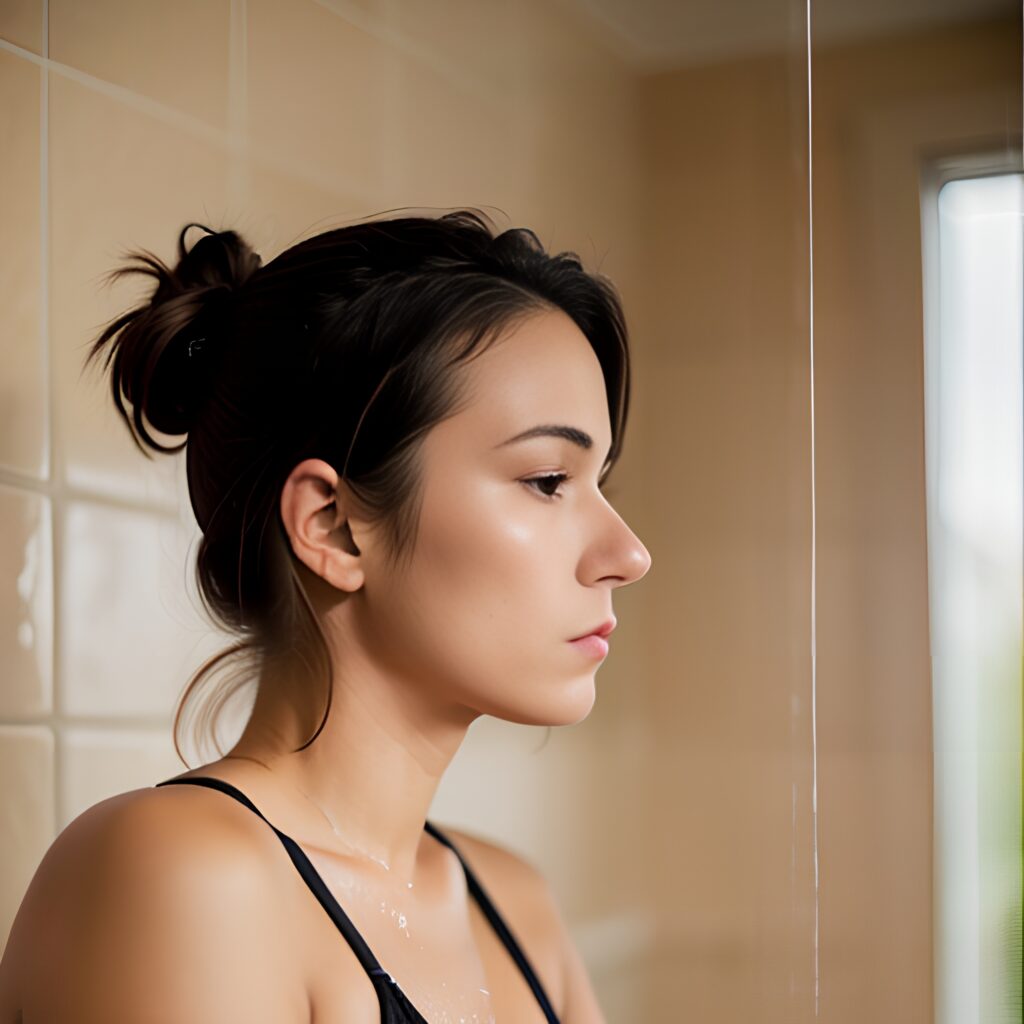 close yoga pants shower 