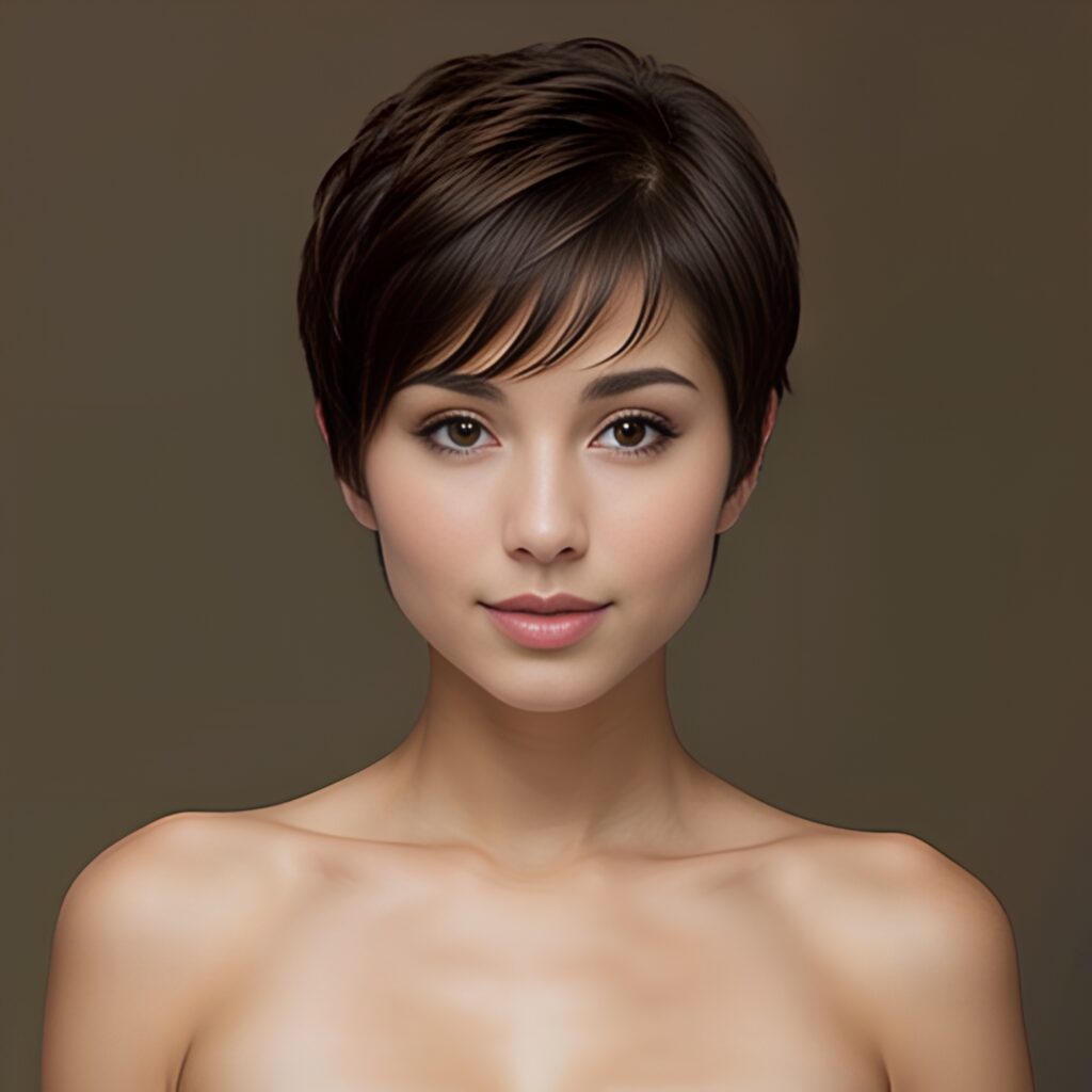 front pixie haircut 