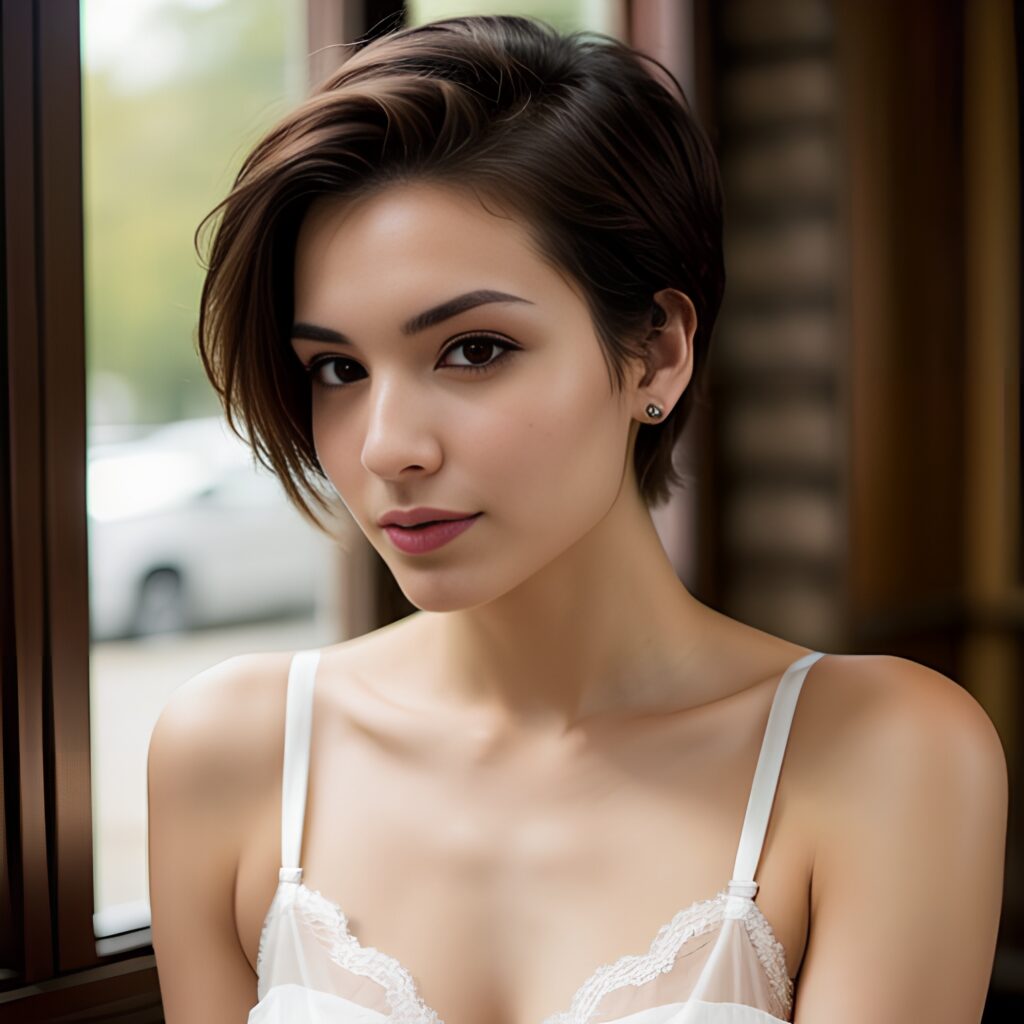 lingerie pixie haircut 