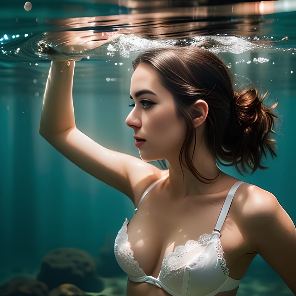 lingerie underwater bra 