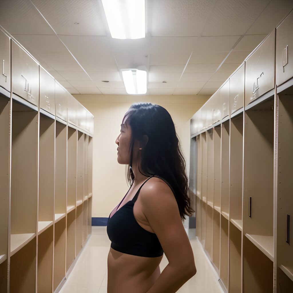 locker room bra 