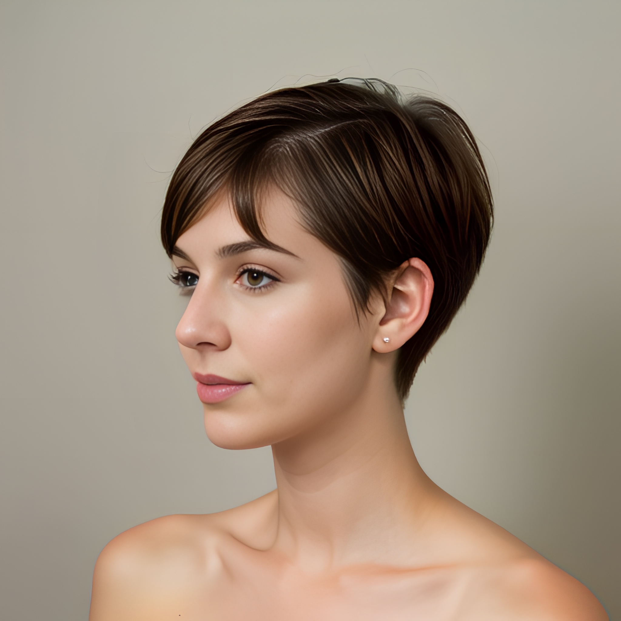 pixie haircut front 