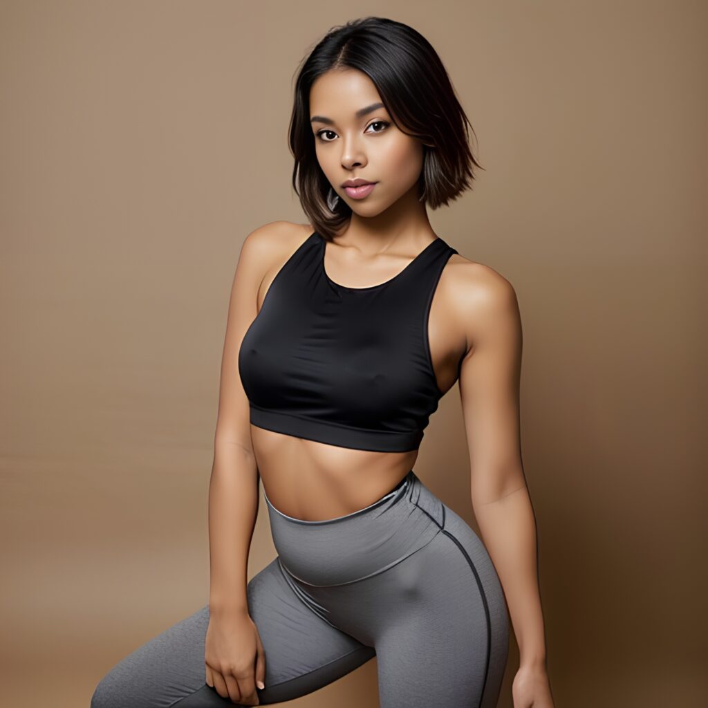 pixie haircut yoga pants indonesian 