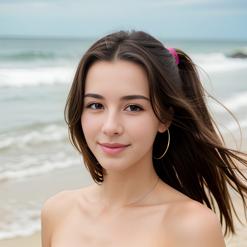 ponytail haircut indonesian beach 