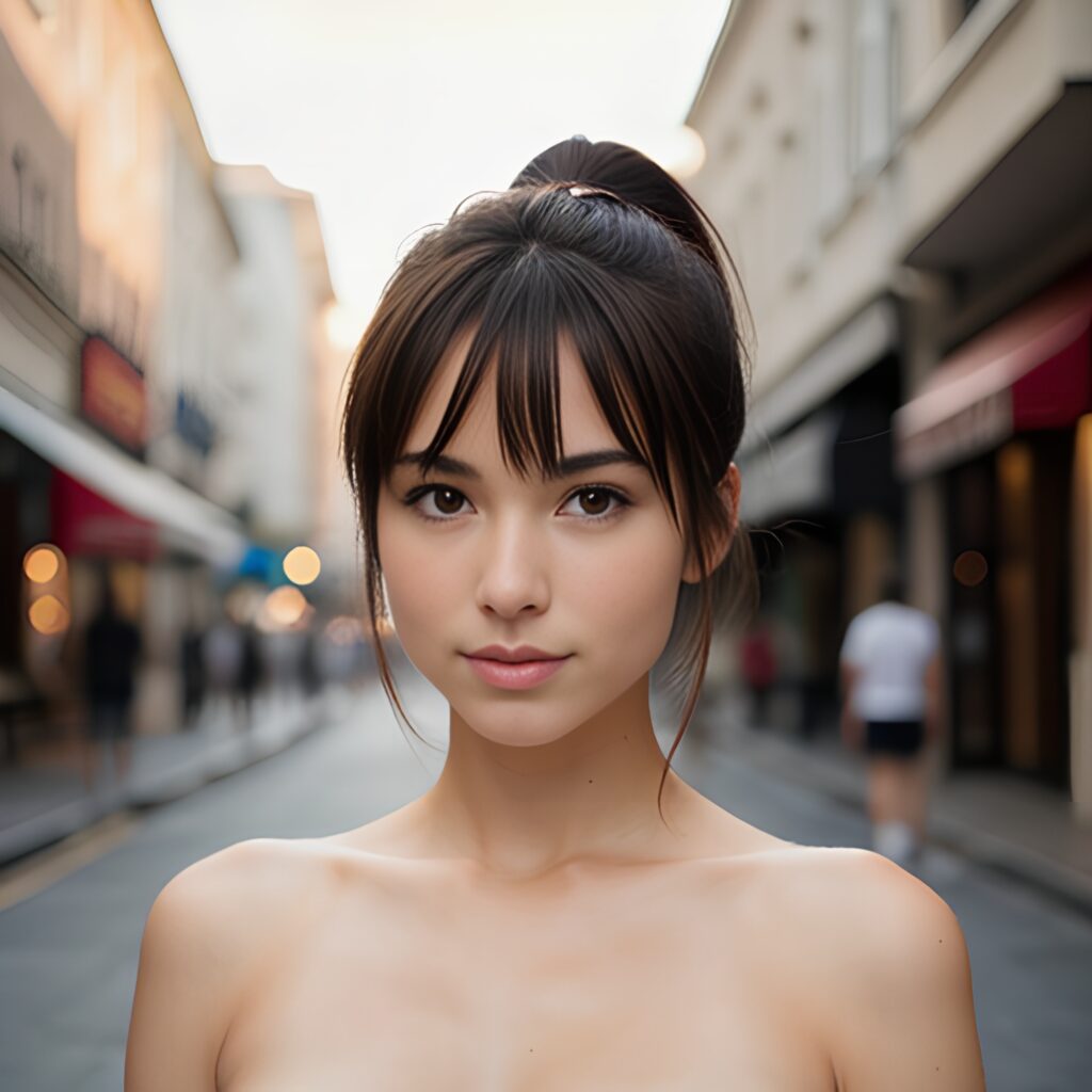 ponytail haircut street 