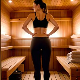 sauna yoga pants arabic