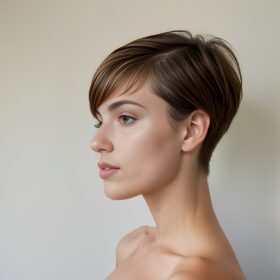 side pixie haircut