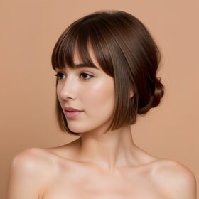 beautiful bangs hair