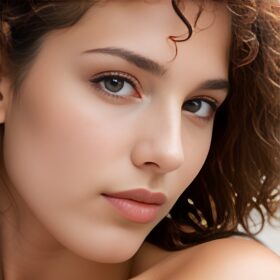 close curly hair