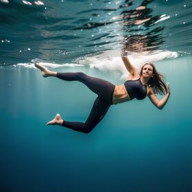 cum on body yoga pants underwater cum on body