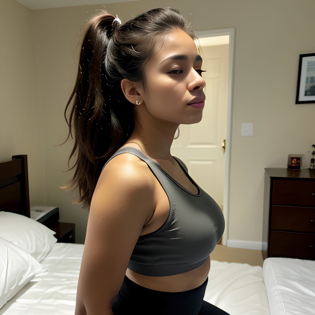 side bedroom yoga pants 