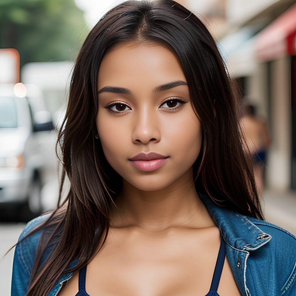 bangs hair street bikini