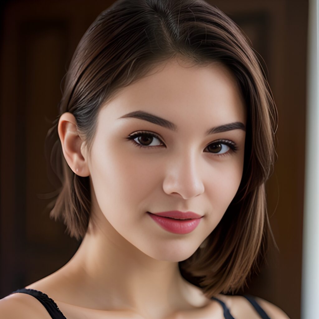 close filipina lingerie ponytail haircut 