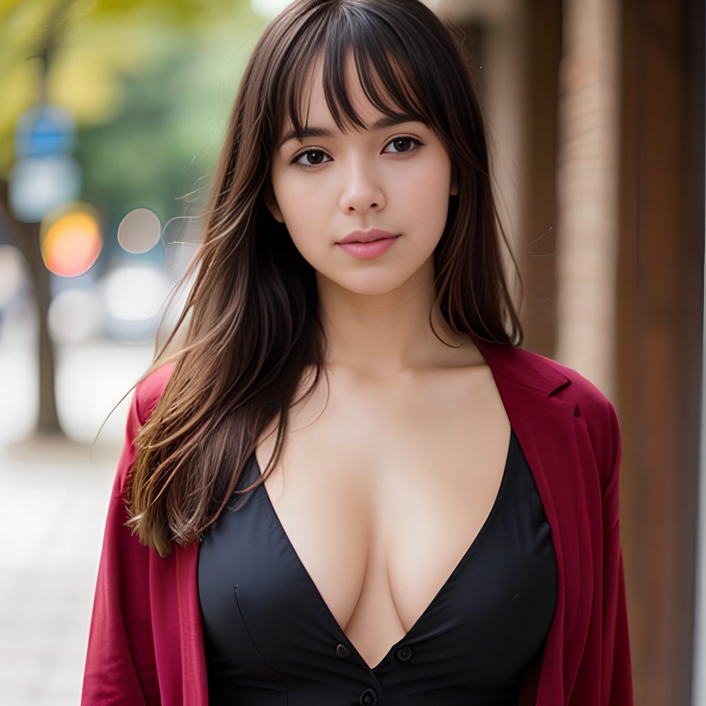front indian cleavage