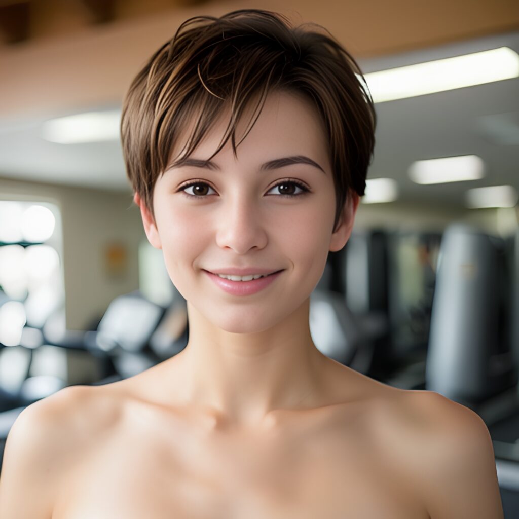 gym bangs hair