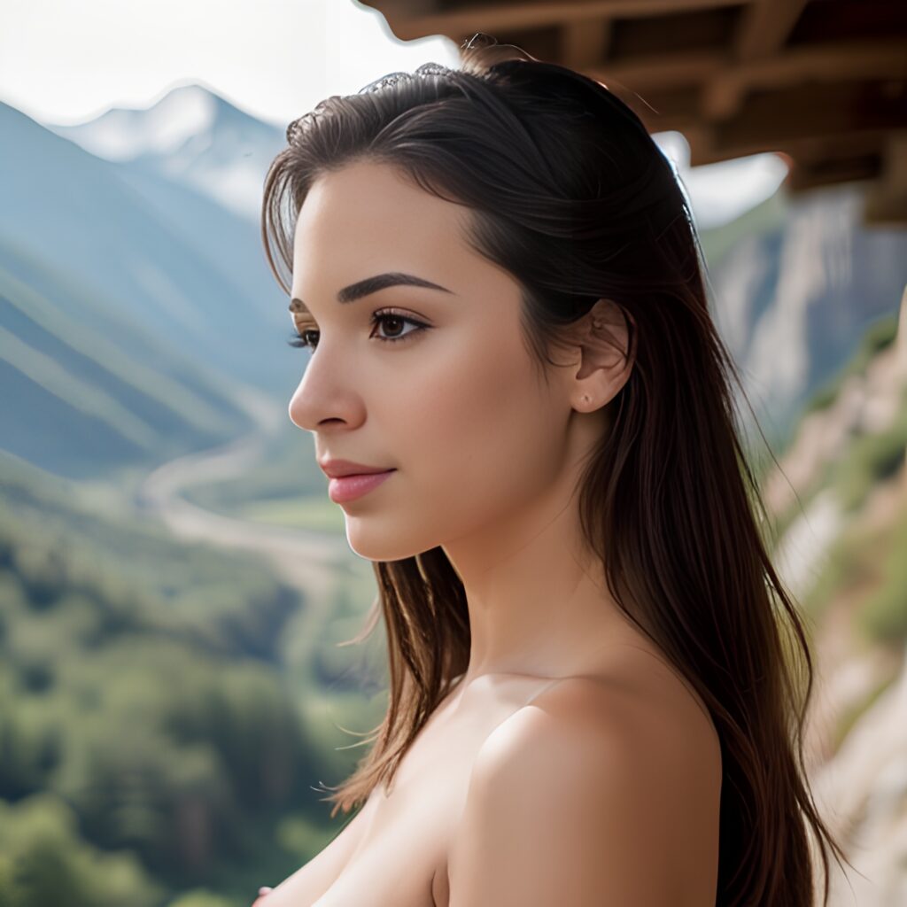 mountains bangs hair