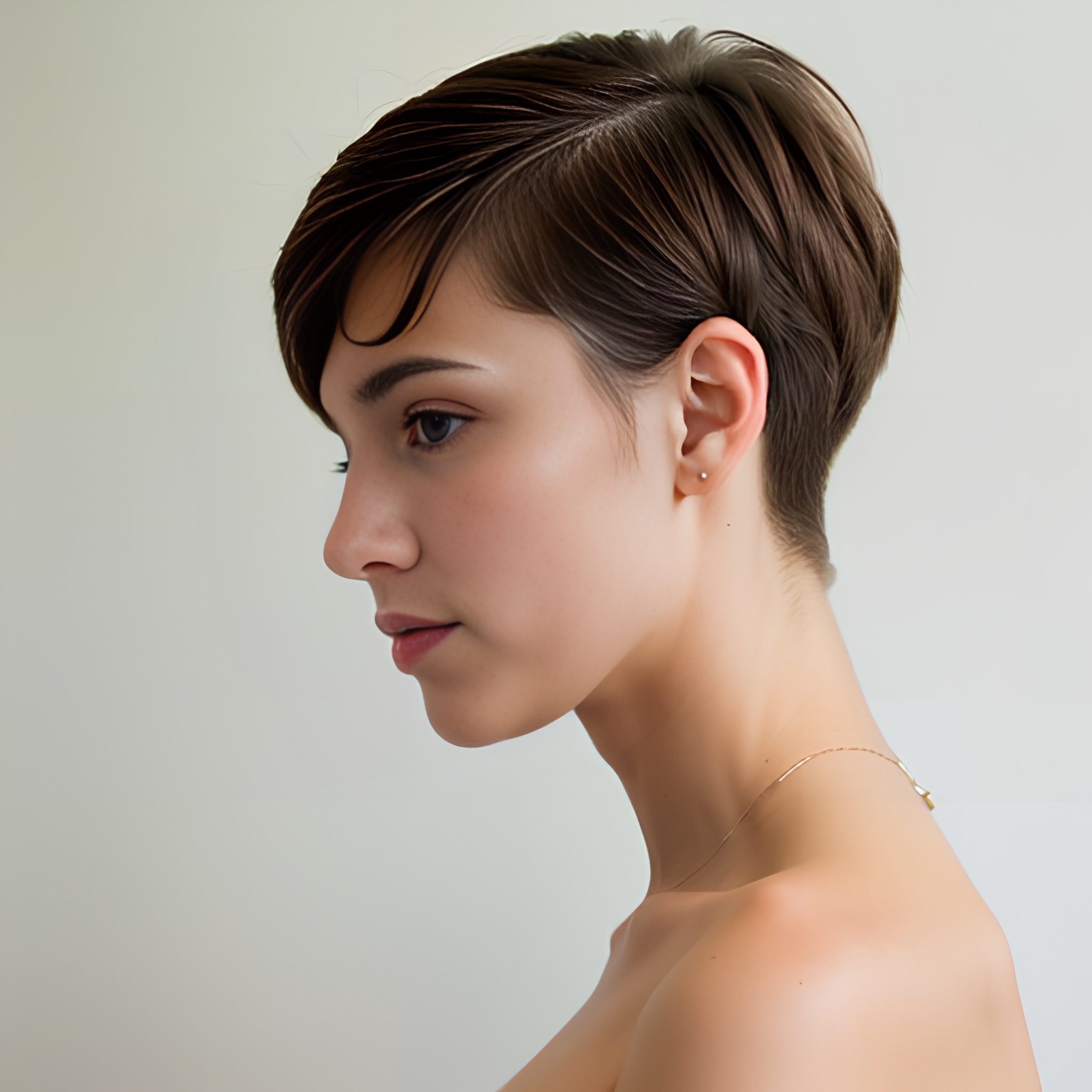 pixie haircut side