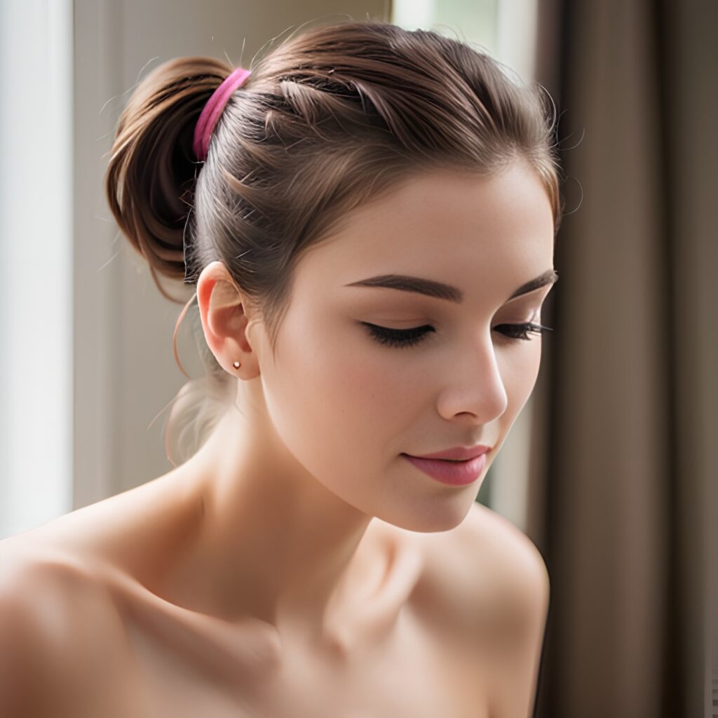 ponytail haircut middle eastern