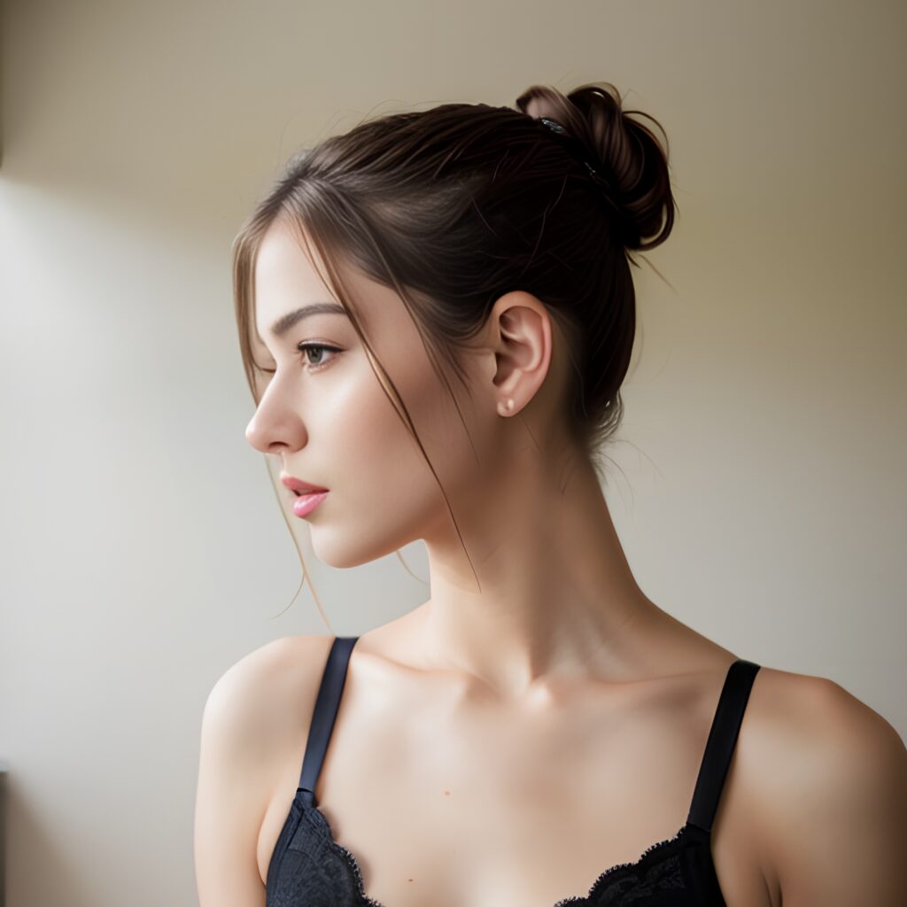 push up bra ponytail haircut