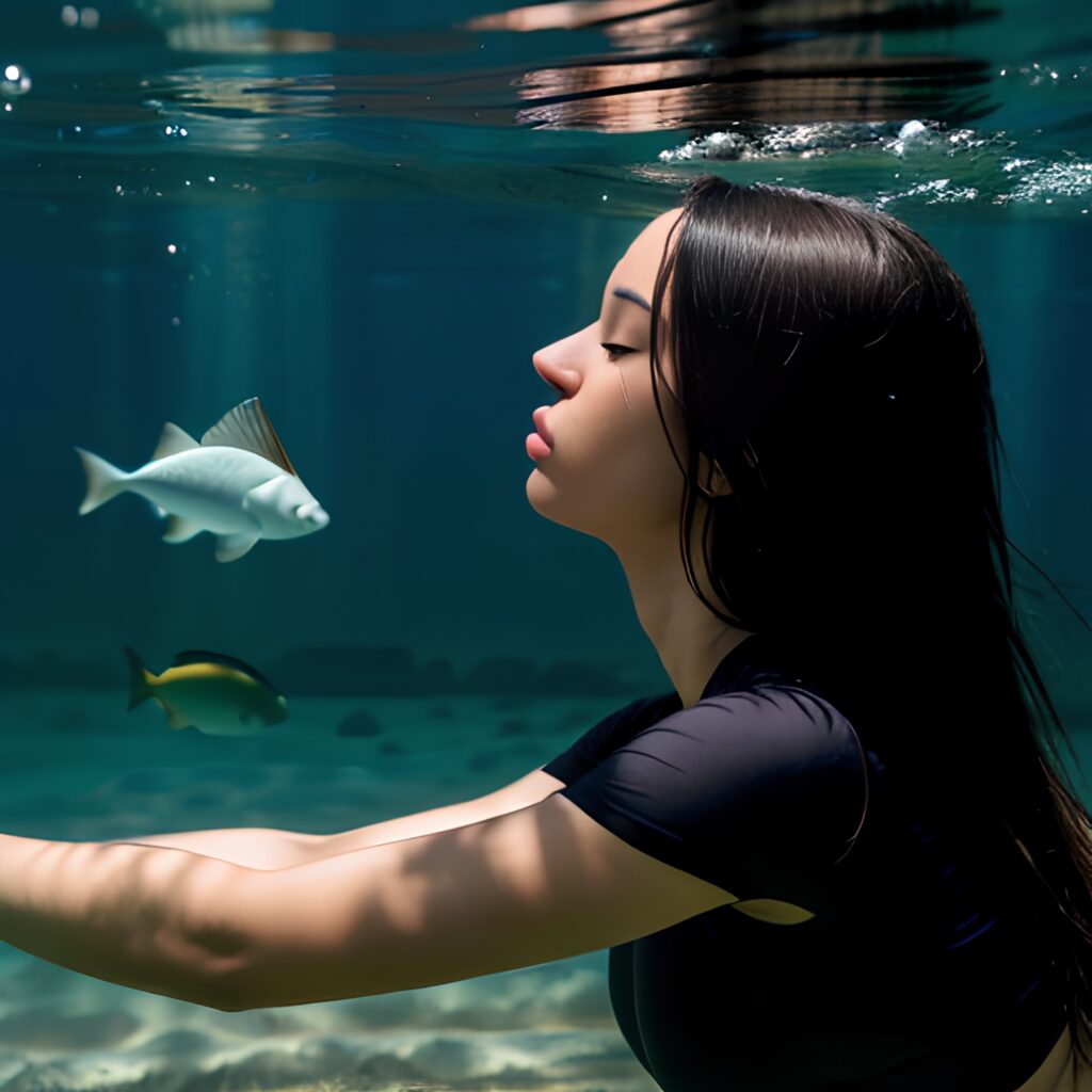 side underwater yoga pants