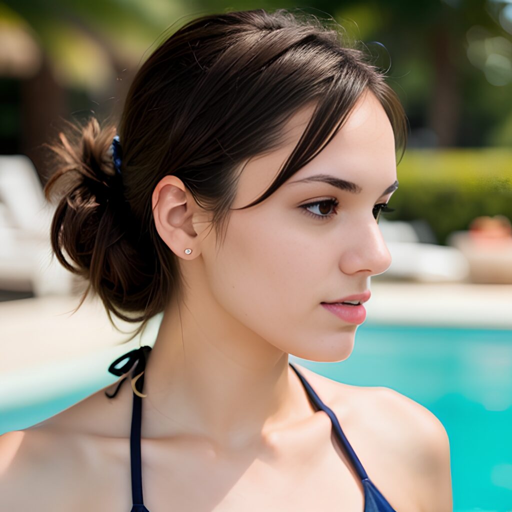 bikini bangs hair middle eastern