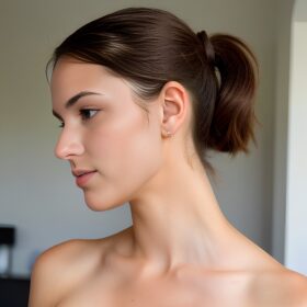 close filipina ponytail haircut