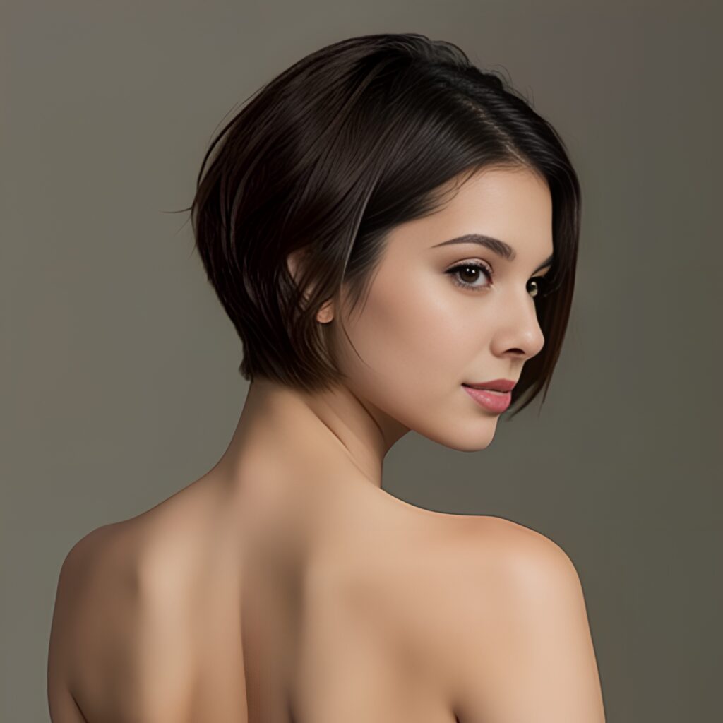 pixie haircut back