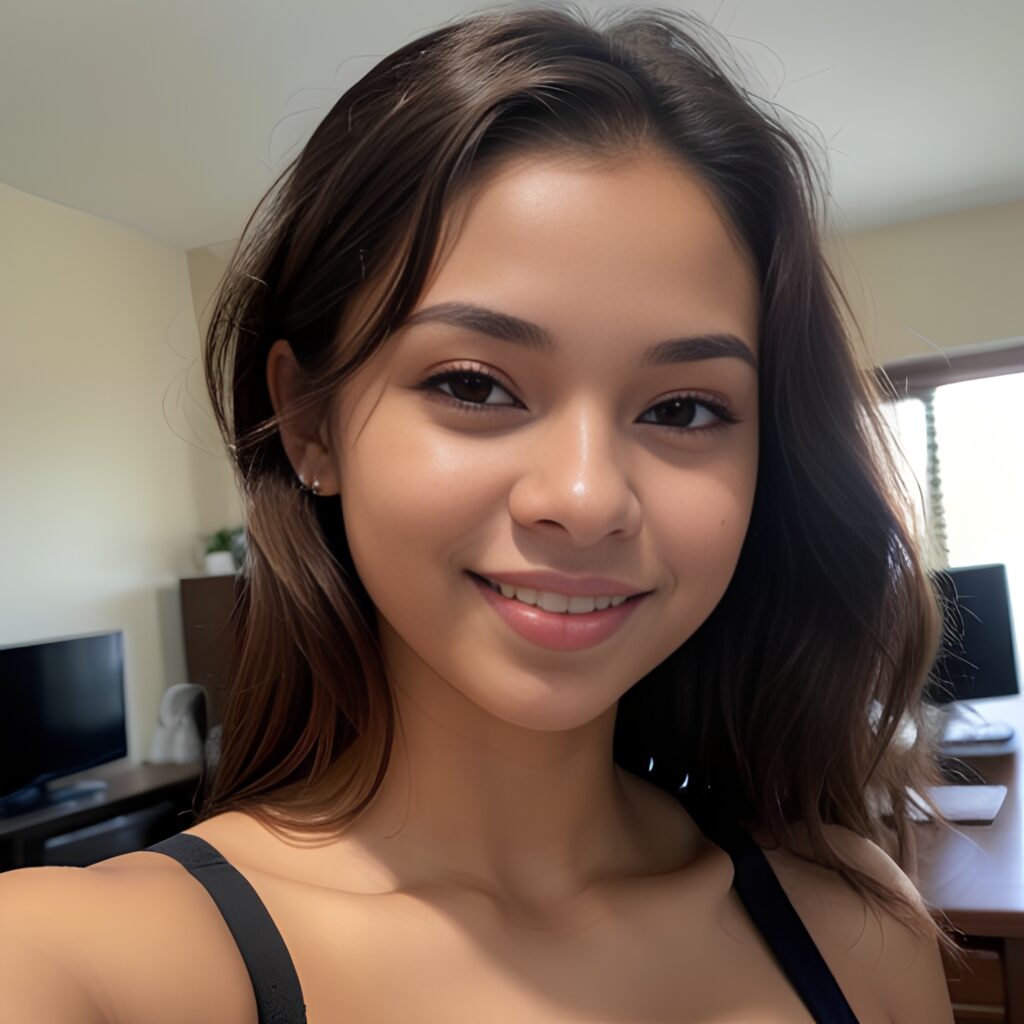 side push up bra bangs hair