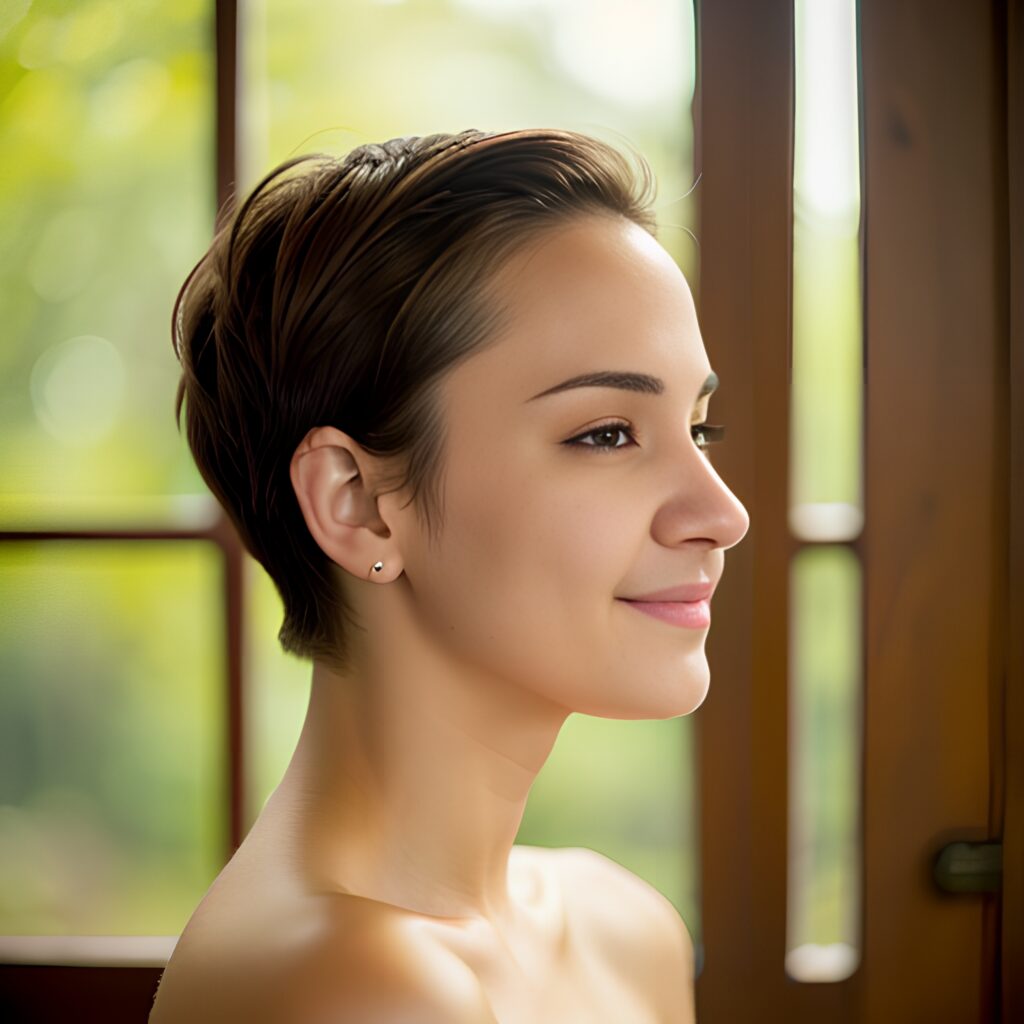 cum on face pixie haircut side indian 