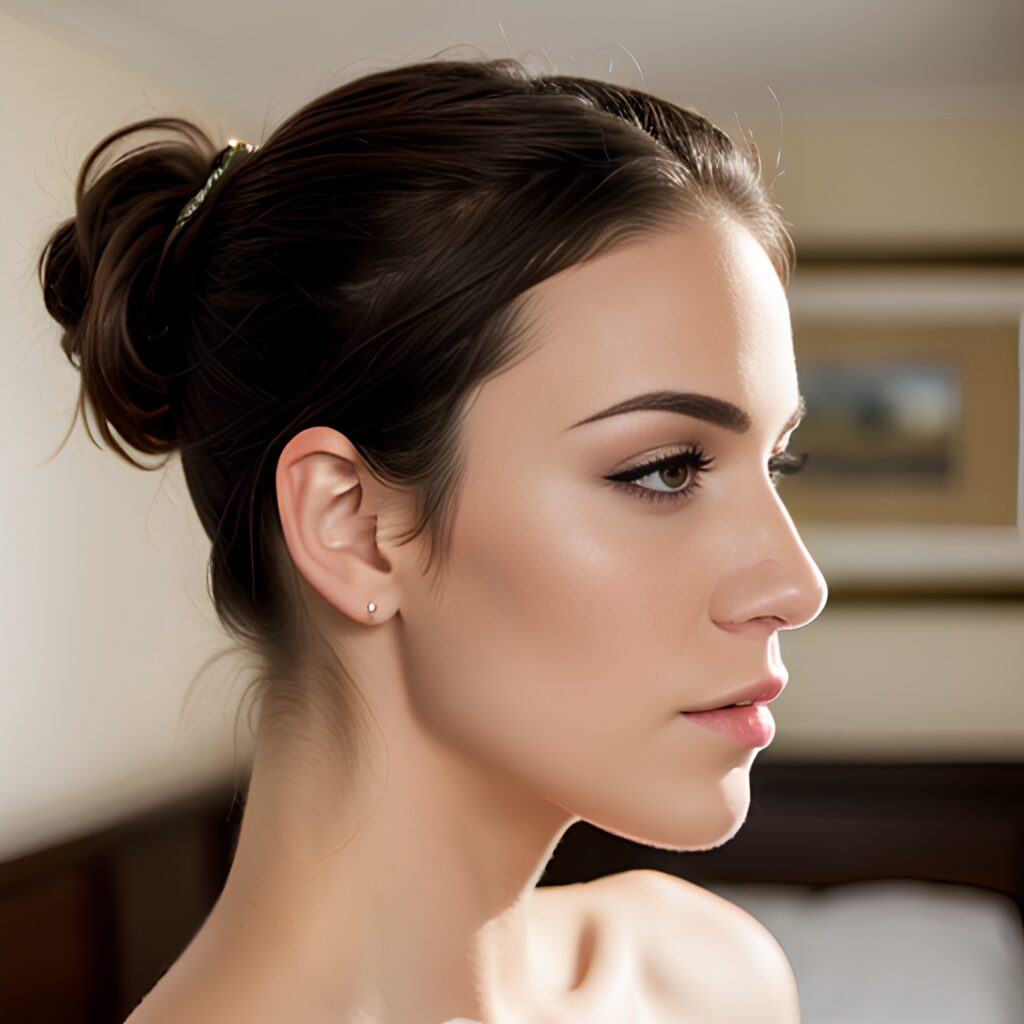 ponytail haircut cum on body
