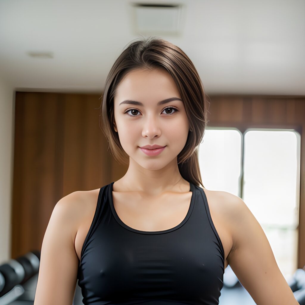 ponytail haircut front gym