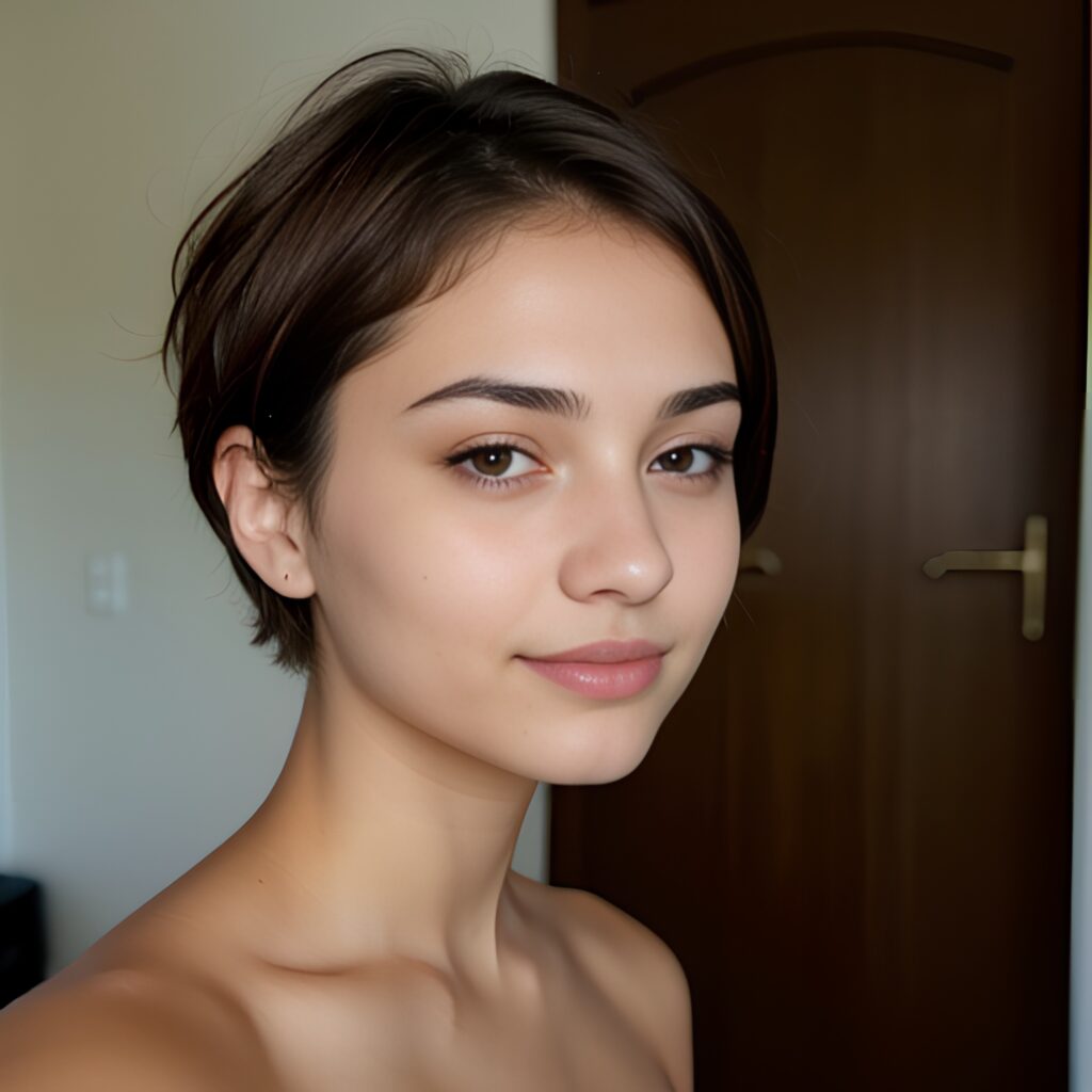 side pixie haircut