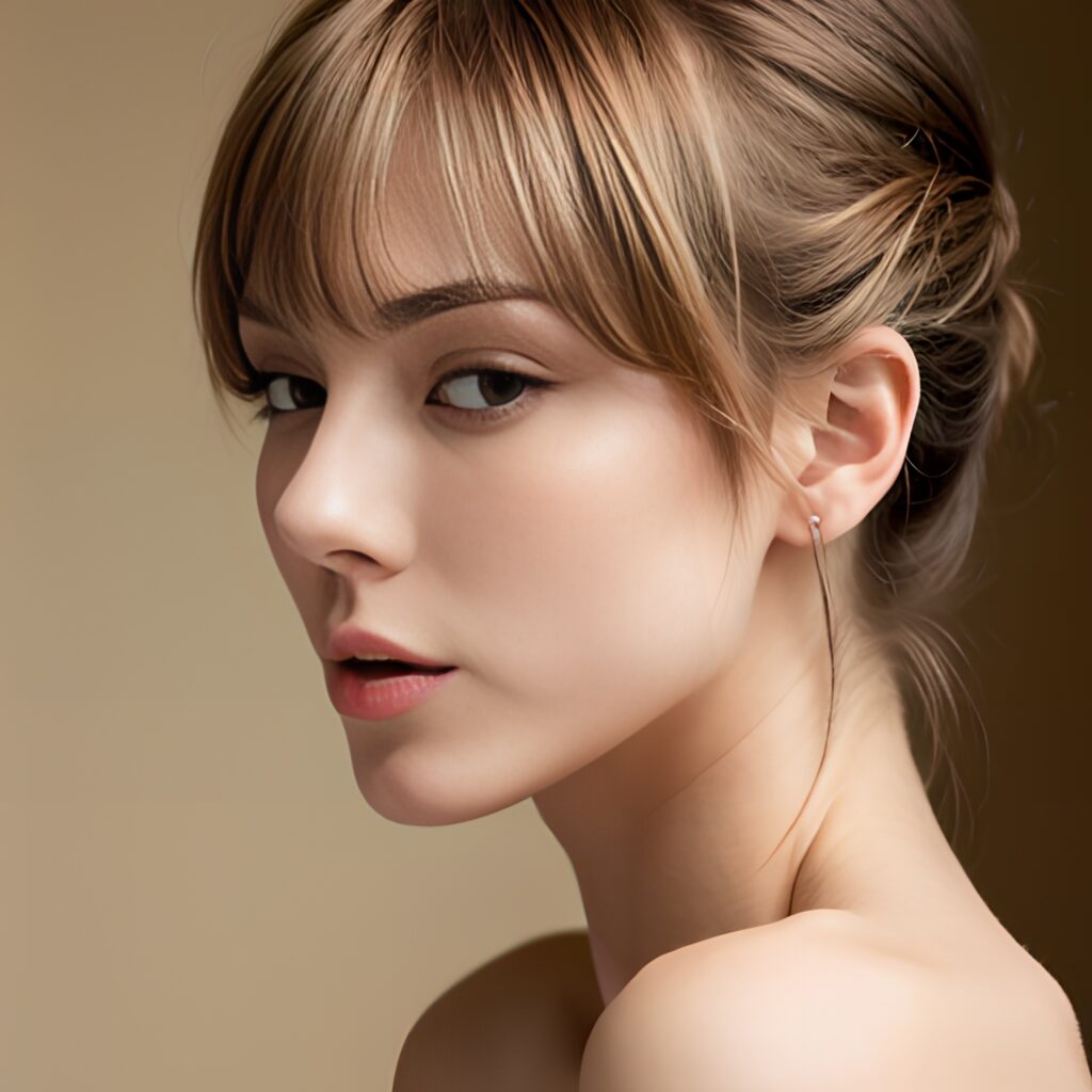 close bangs hair