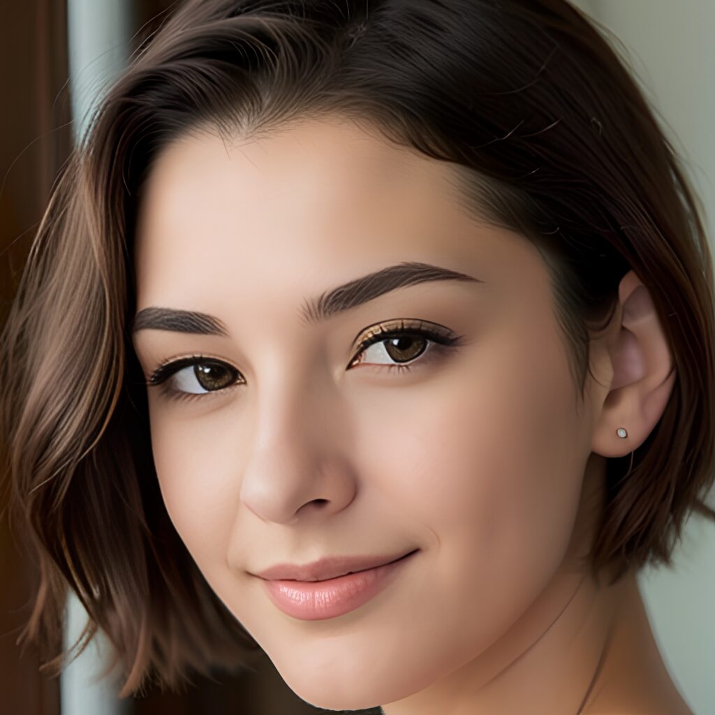 close middle eastern pixie haircut 