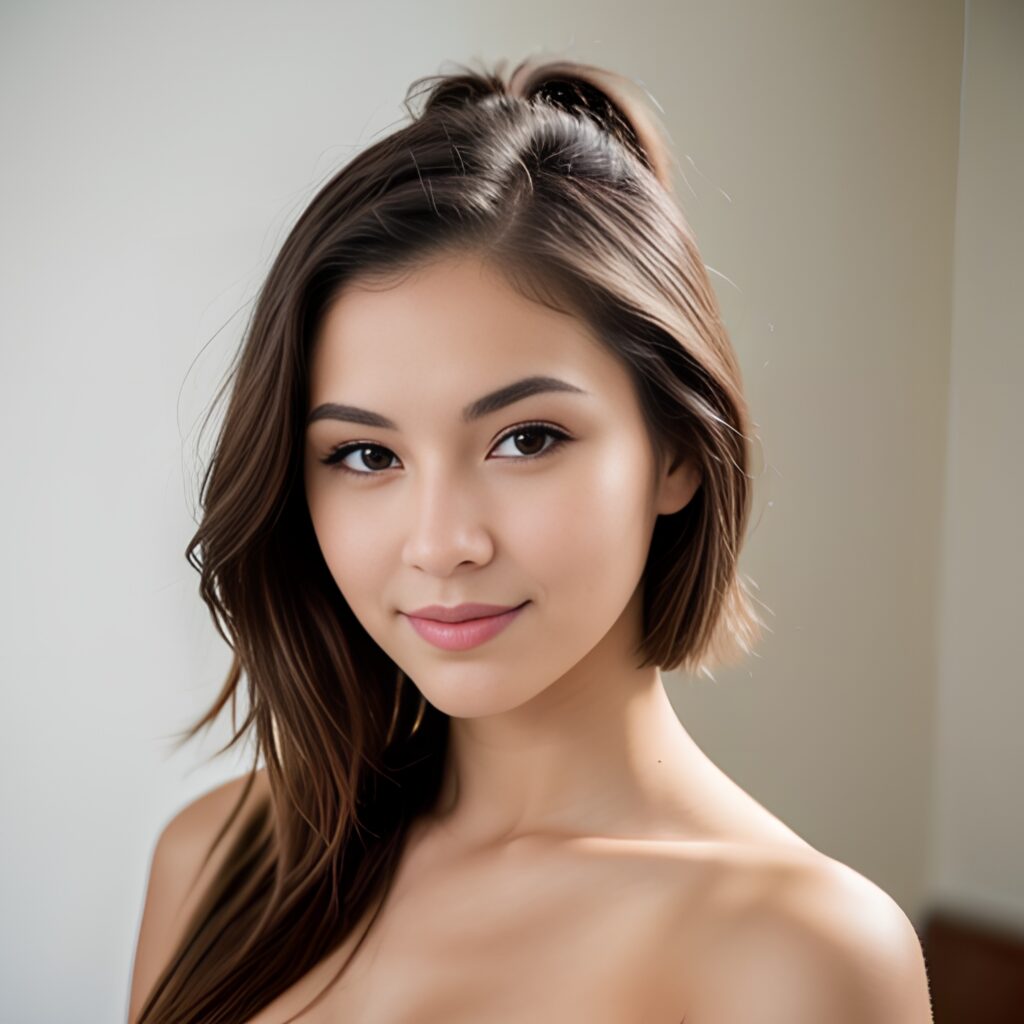 close ponytail haircut blowjob