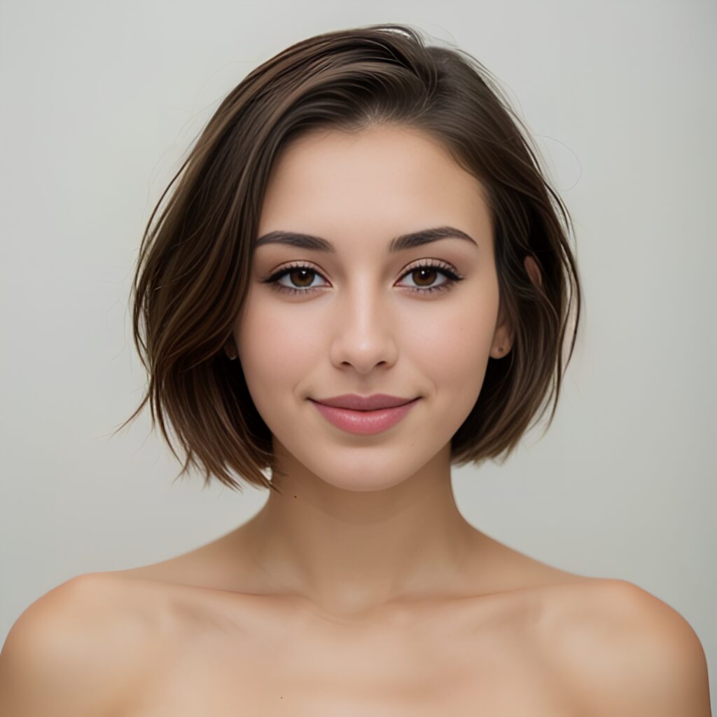 filipina cum on body front pixie haircut