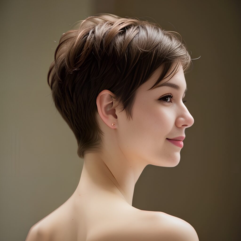 pixie haircut back 