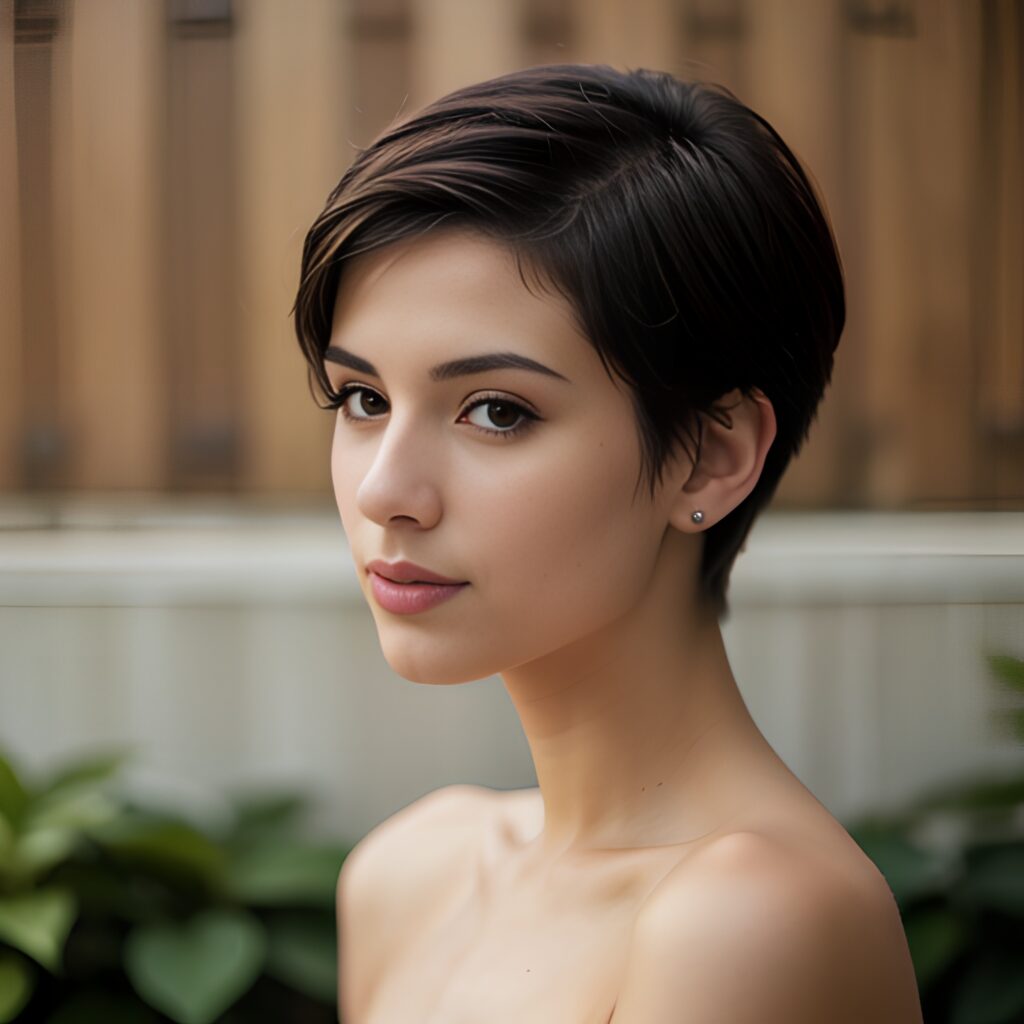 pixie haircut side 