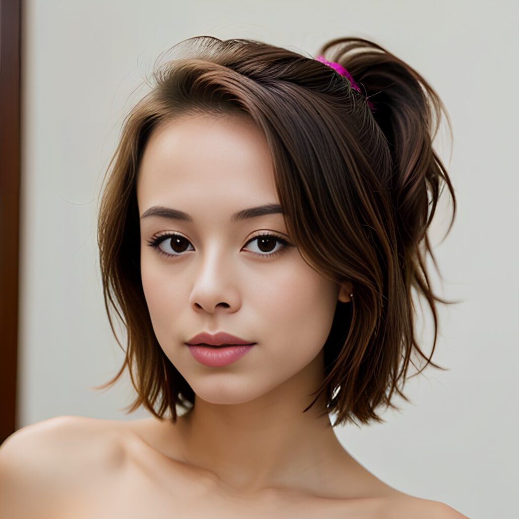 ponytail haircut middle eastern