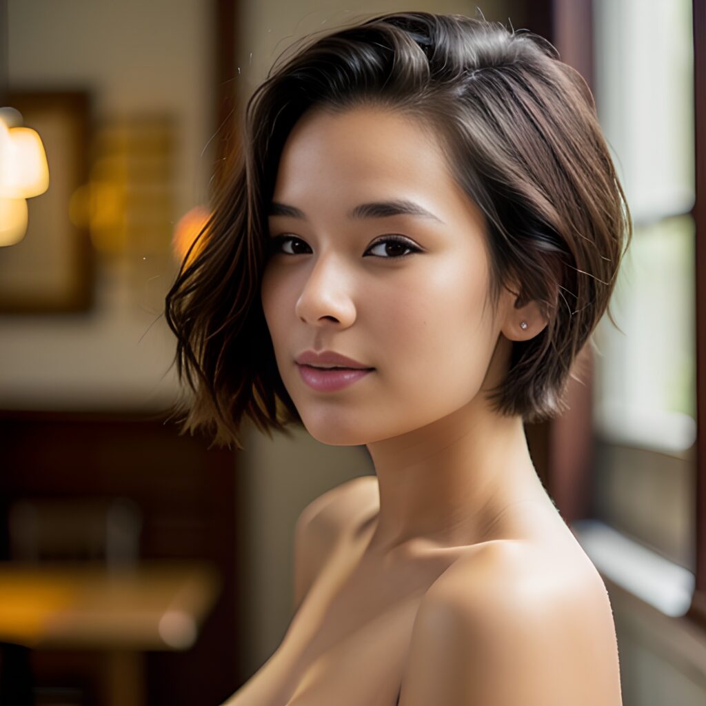 side pixie haircut