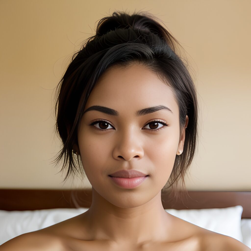 bedroom close ponytail haircut