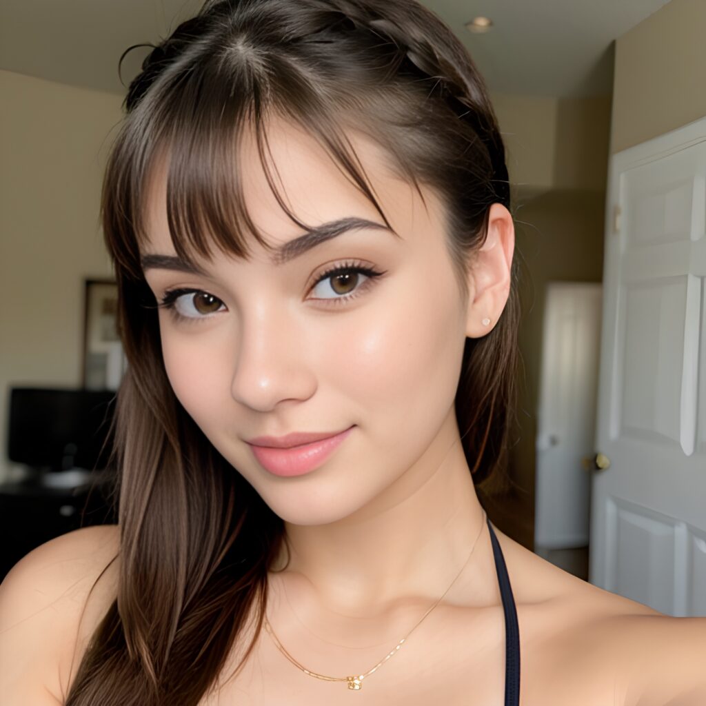 bikini bangs hair