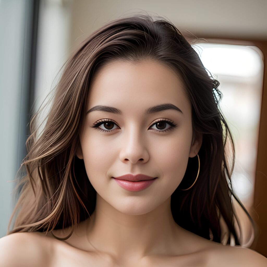 messy hair front 